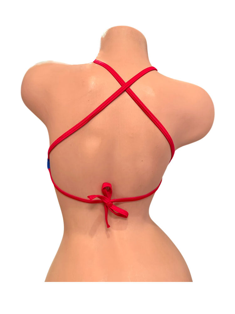 BOBBY STAR TOP - BLUE/WHITE/RED