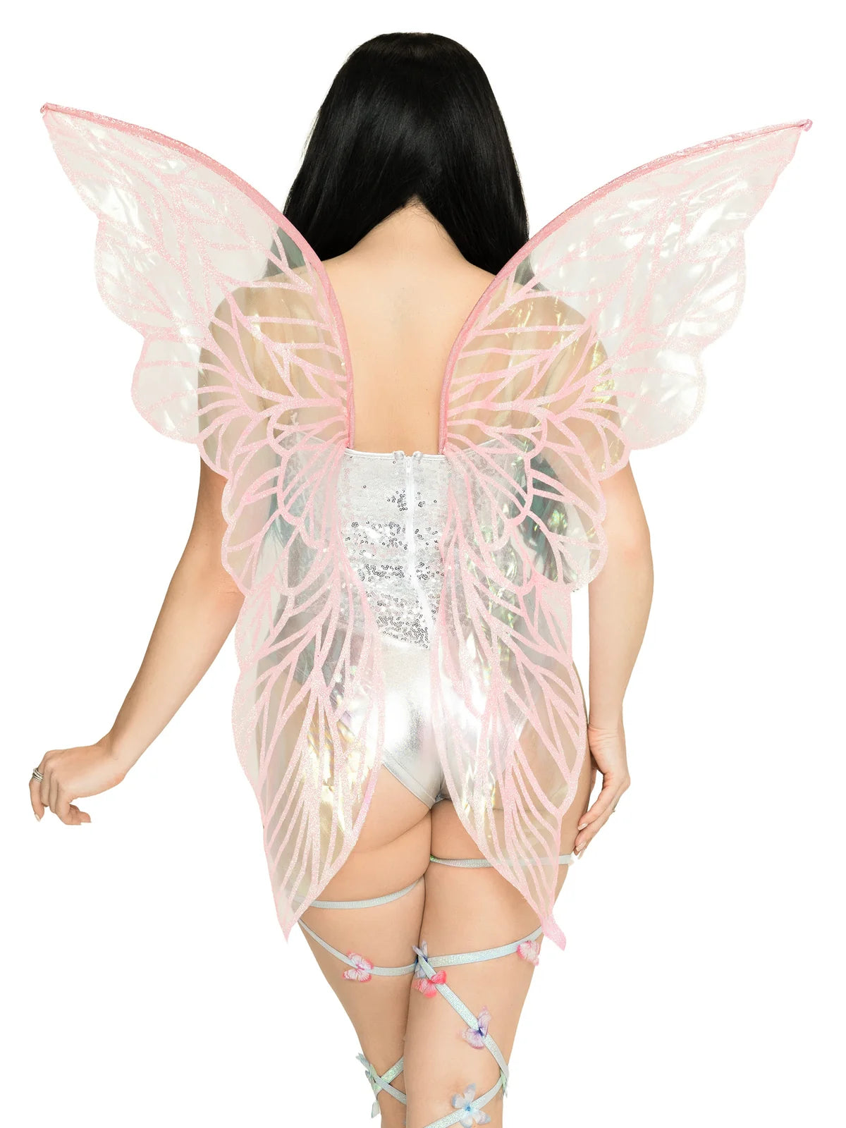 IRIDESCENT STRAPLESS FAIRY WINGS