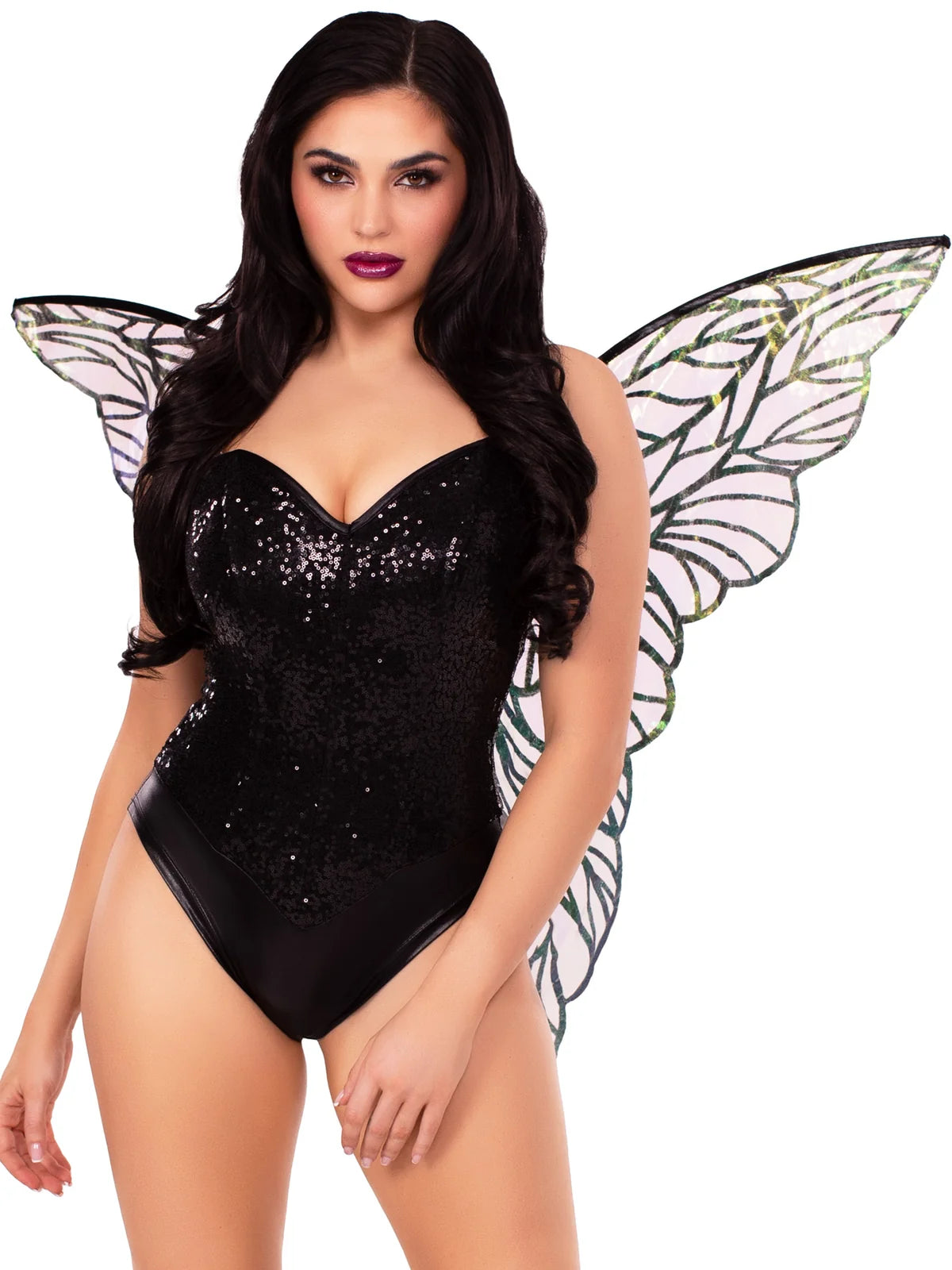 IRIDESCENT STRAPLESS FAIRY WINGS