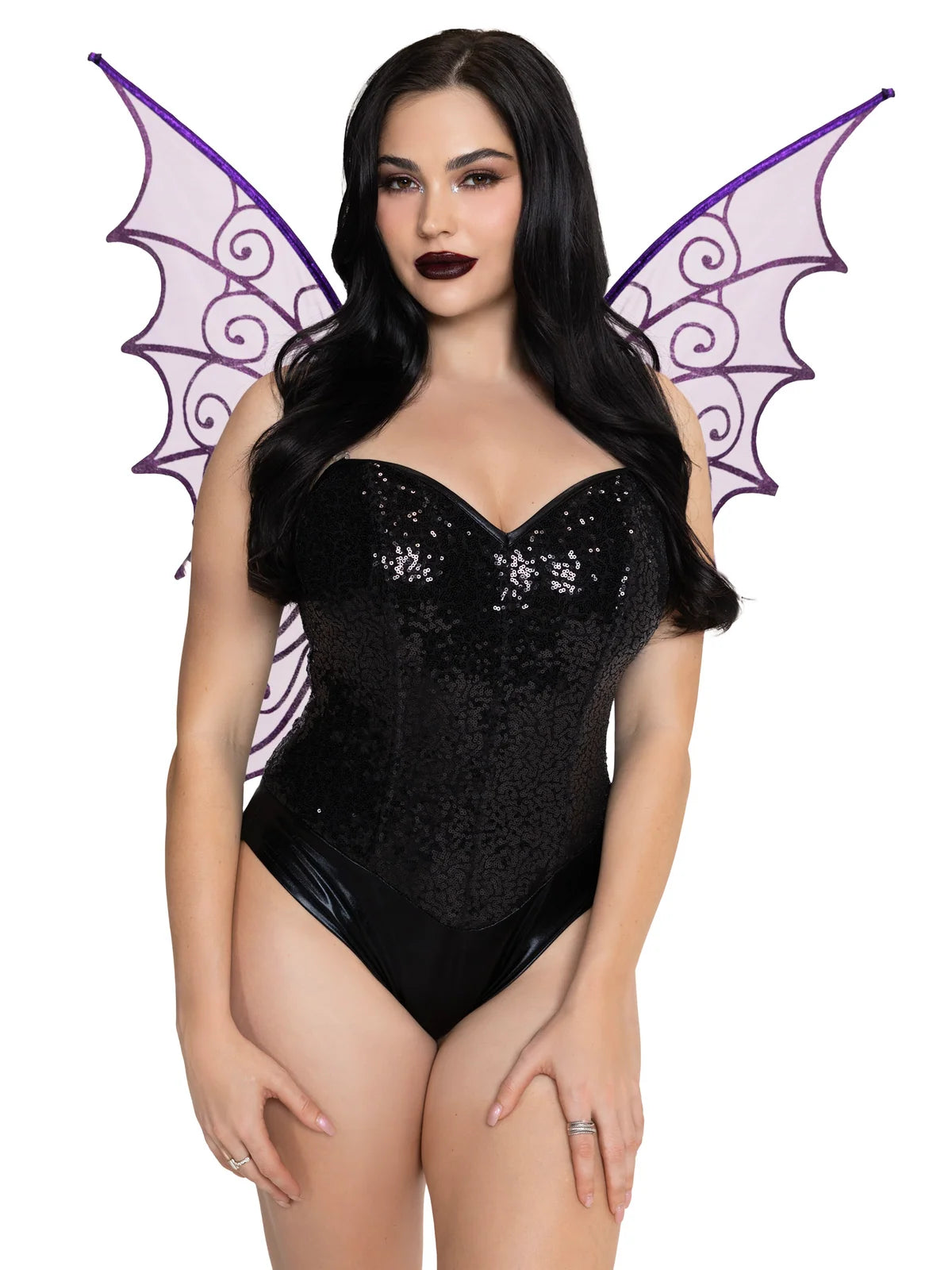 GLITTER STRAPLESS PIXIE WINGS