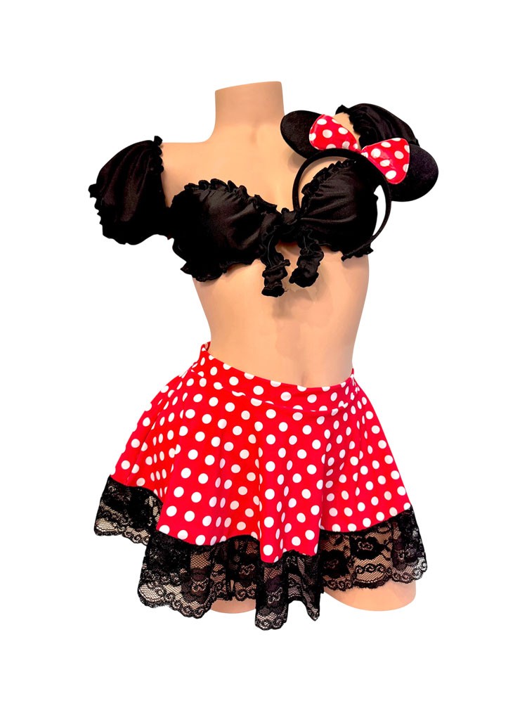 MINNIE MOUSE SKIRT SET COSTUME