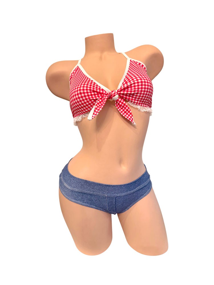 COWGIRL SHORTS SET COSTUME