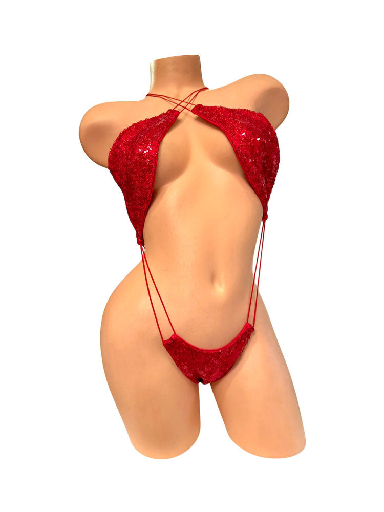 LUCY SEQUINS ONE PIECE