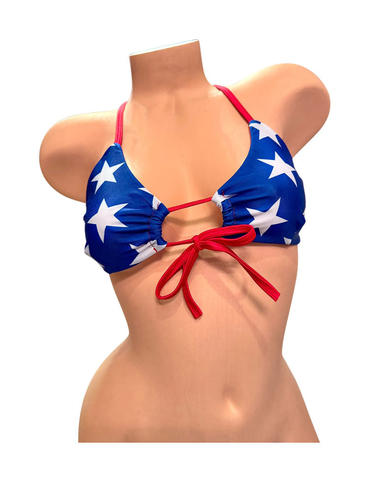 BOBBY STAR TOP - BLUE/WHITE/RED